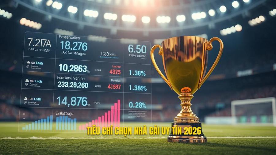 Bảng so sánh Top 5 nhà cái cá cược bóng đá uy tín nhất 2026