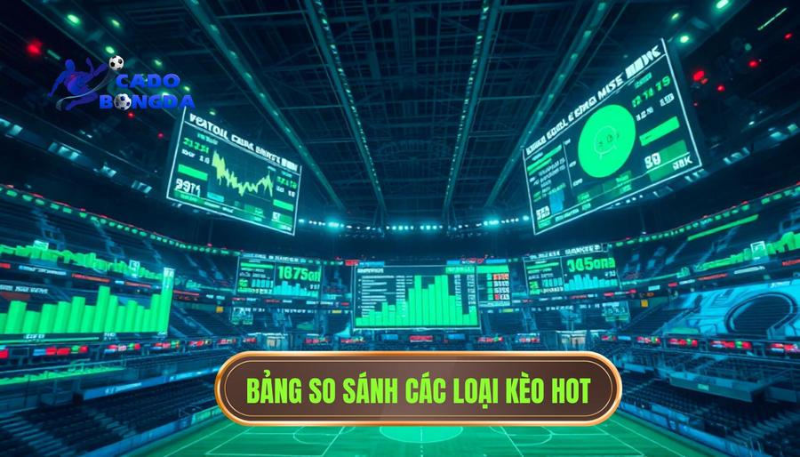 Soi kèo trận hot nhất: Nghệ thuật phân tích và chiến thuật đặt cược đỉnh cao 2 3. Bảng so sánh các loại kèo hot